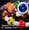 Murano Handmade Lampwork Glass Smooth Loose Beads Holes Beads Fit Jewelry Making Findings Charm Mushroom Bead Mixed Color Fashion
